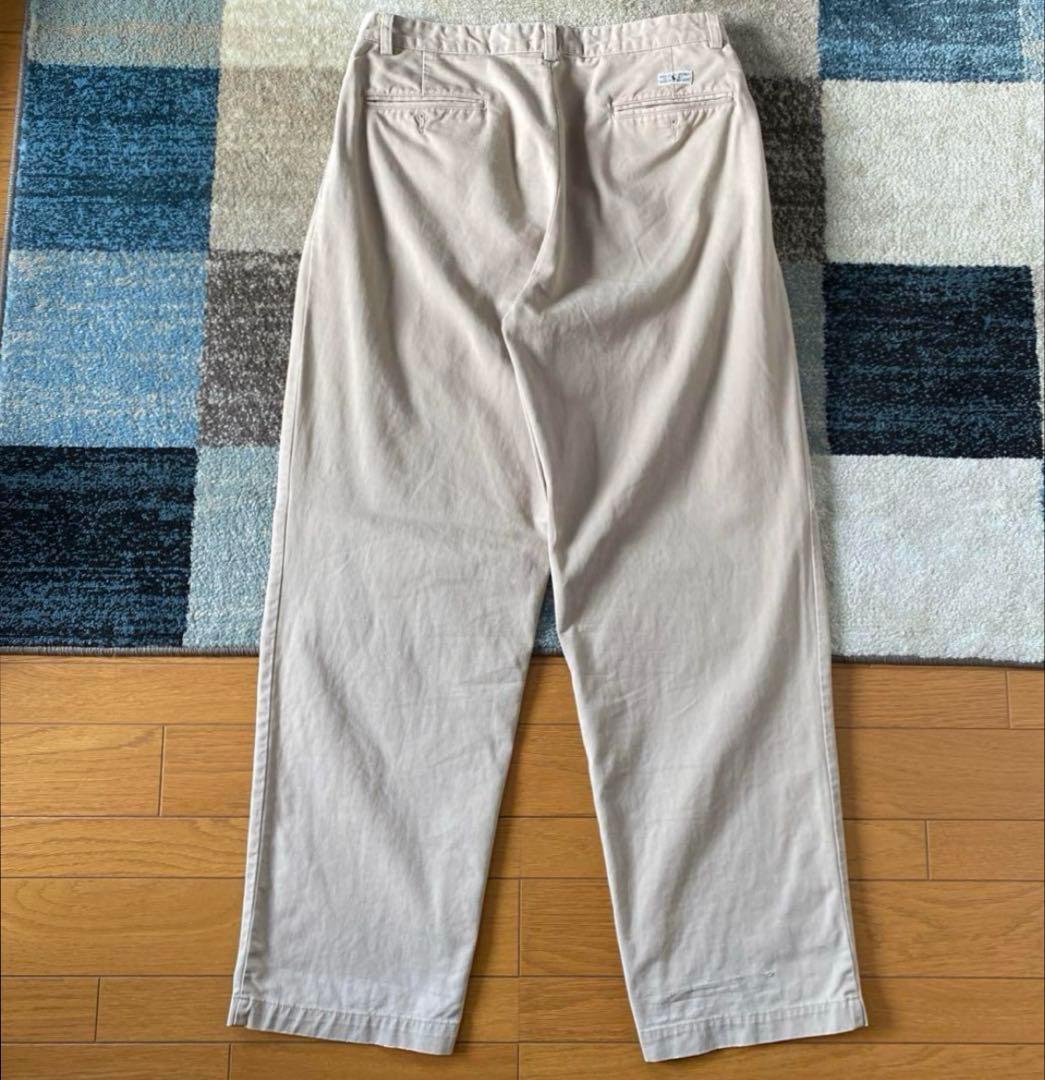 90's Polo Ralph Lauren ポロチノ ベージュ USA W32