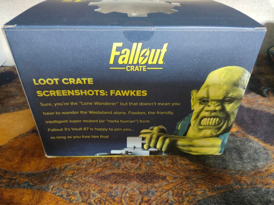 公式グッズFallout Fawkes フィギュア ガトリングレーザー付き
