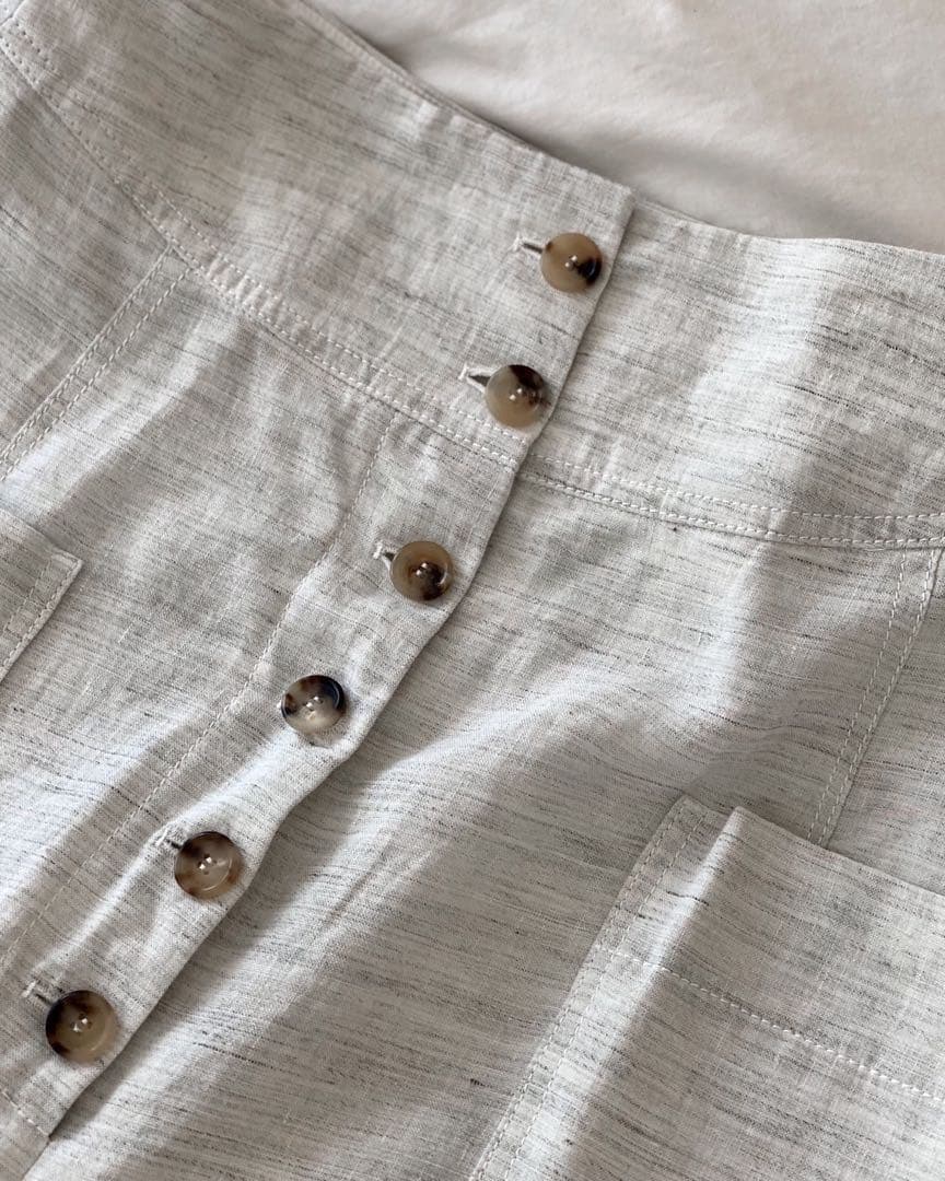 【ポムポム】CELINE セリーヌ フィービー リネン サルエルパンツ