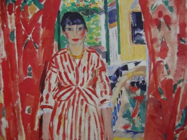 Wouters、LES RIDEAUX、希少画集画、新品額装付