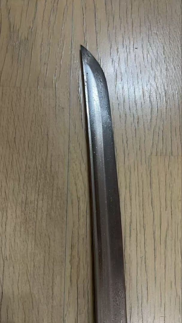 レトロサムライ居合刀模様鋼刃戦争風デコアイテム全長103.5cmデコ・置物両用