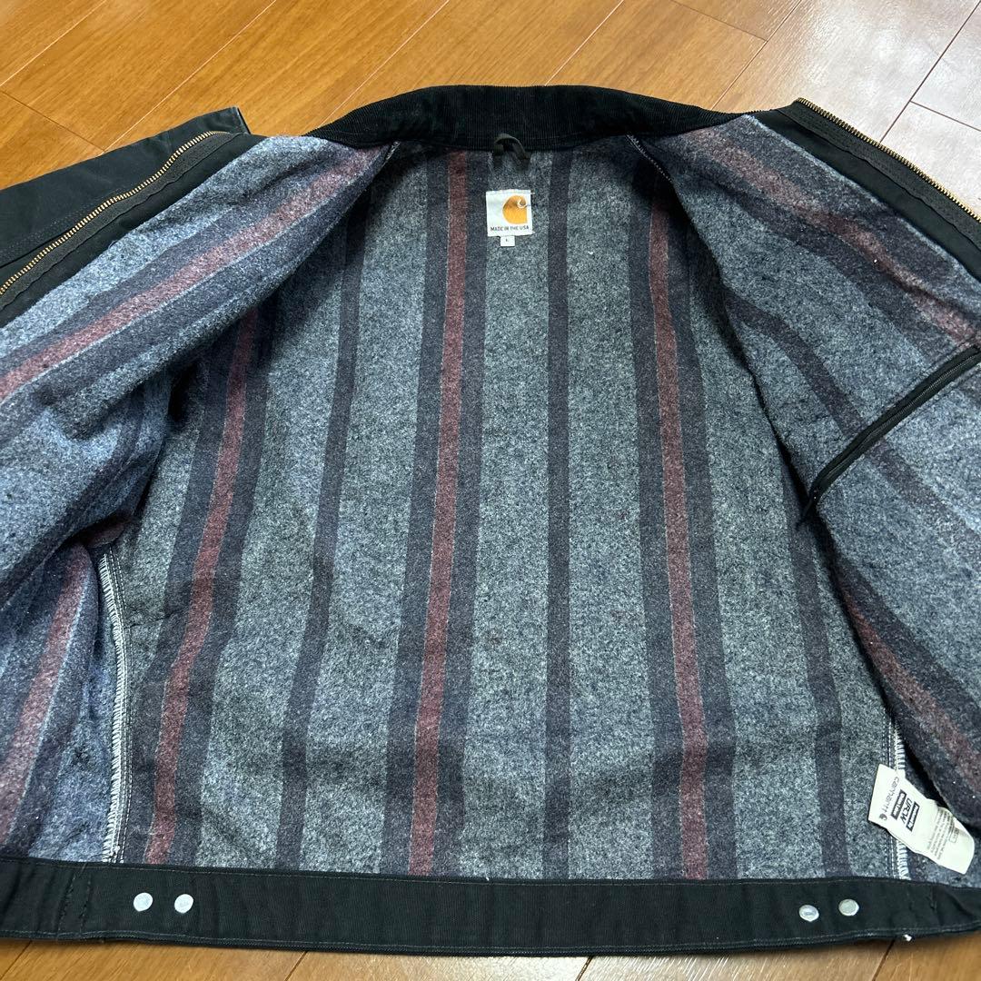 Carhartt デトロイトjacket 黒 L