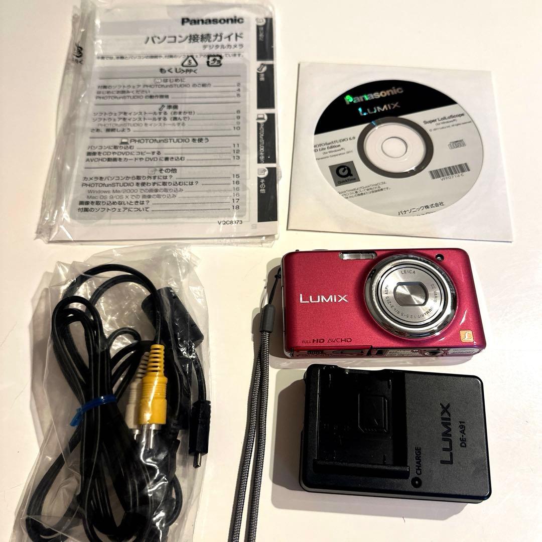 美品　Panasonic LUMIX DMC-FX77 コンパクトデジタルカメラ