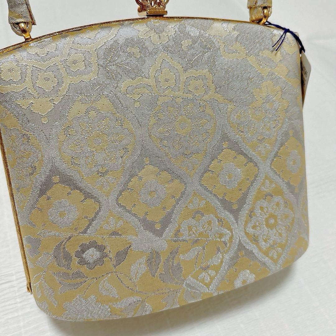 神田胡蝶　和装バッグ　草履　セット　フォーマル　金銀　礼装　未使用品