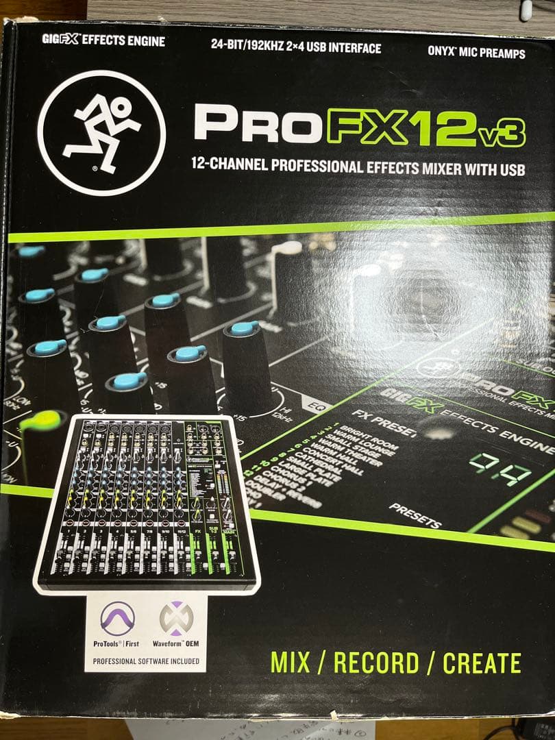 【最終値下げ】MACKIE ミキサー/インターフェイス ProFX12v3