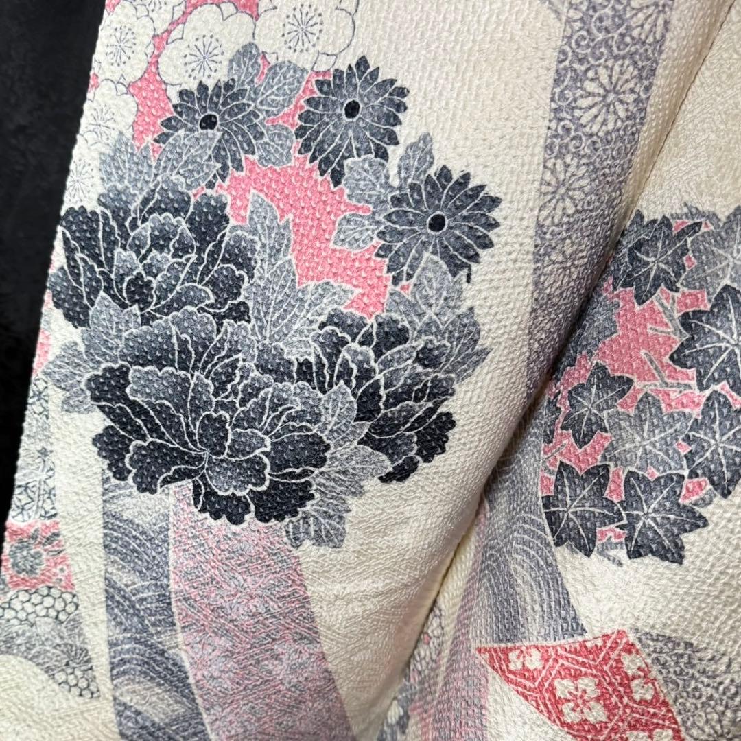 藤娘きぬたや　美品　総絞り　本絞り　熨斗　名品　白地　フルセット　振袖　振り袖