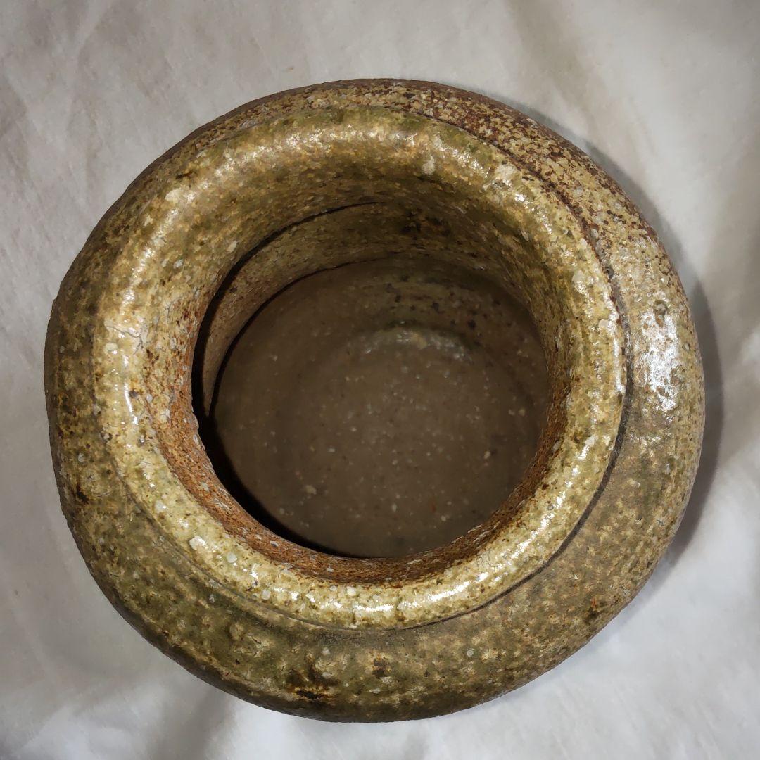 江戸初期信楽焼胴締壺