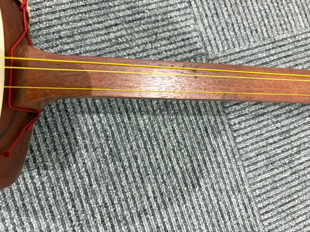 三味線 本体 花柄装飾 3弦 和楽器