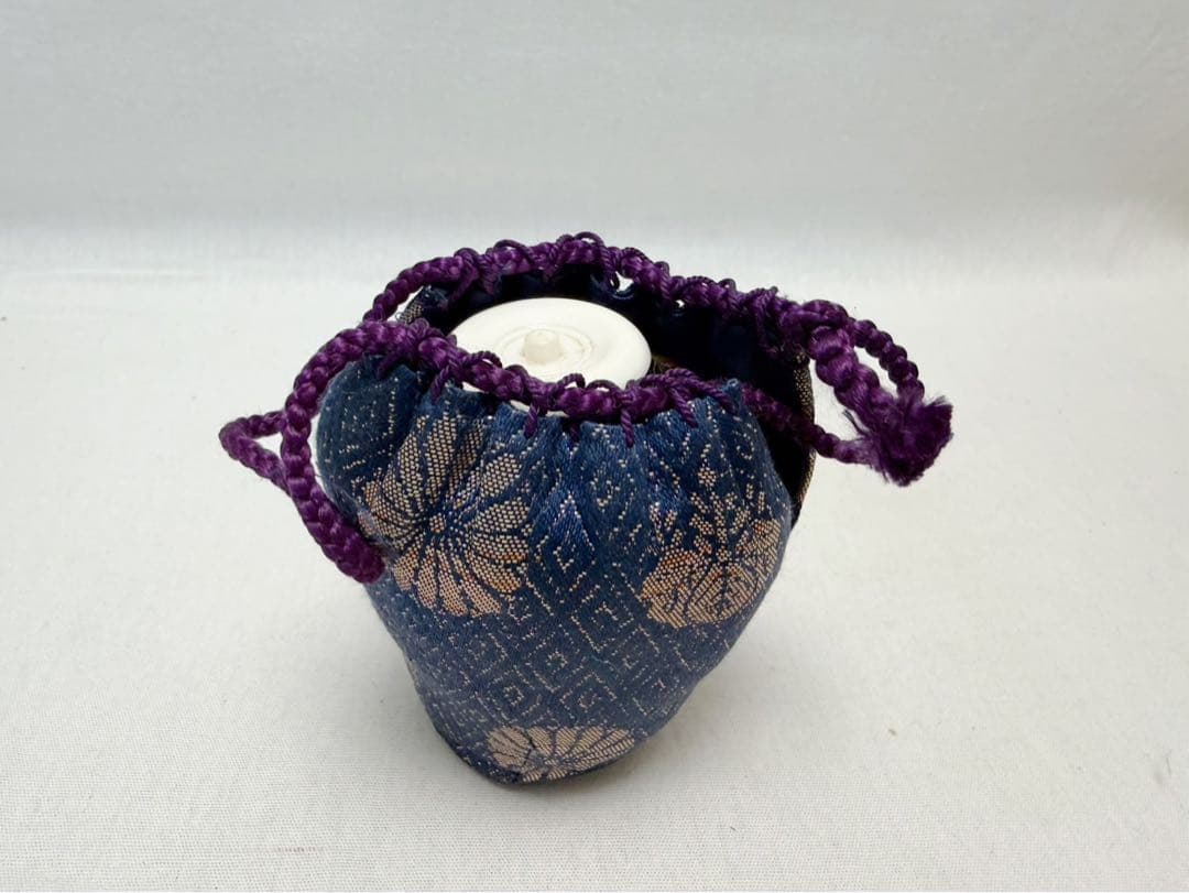 ほぼ未使用 茶道具 玄々斎好写 出合桟蓋 茶通箱 木製朱塗 蒔絵棗 大津袋 茶入