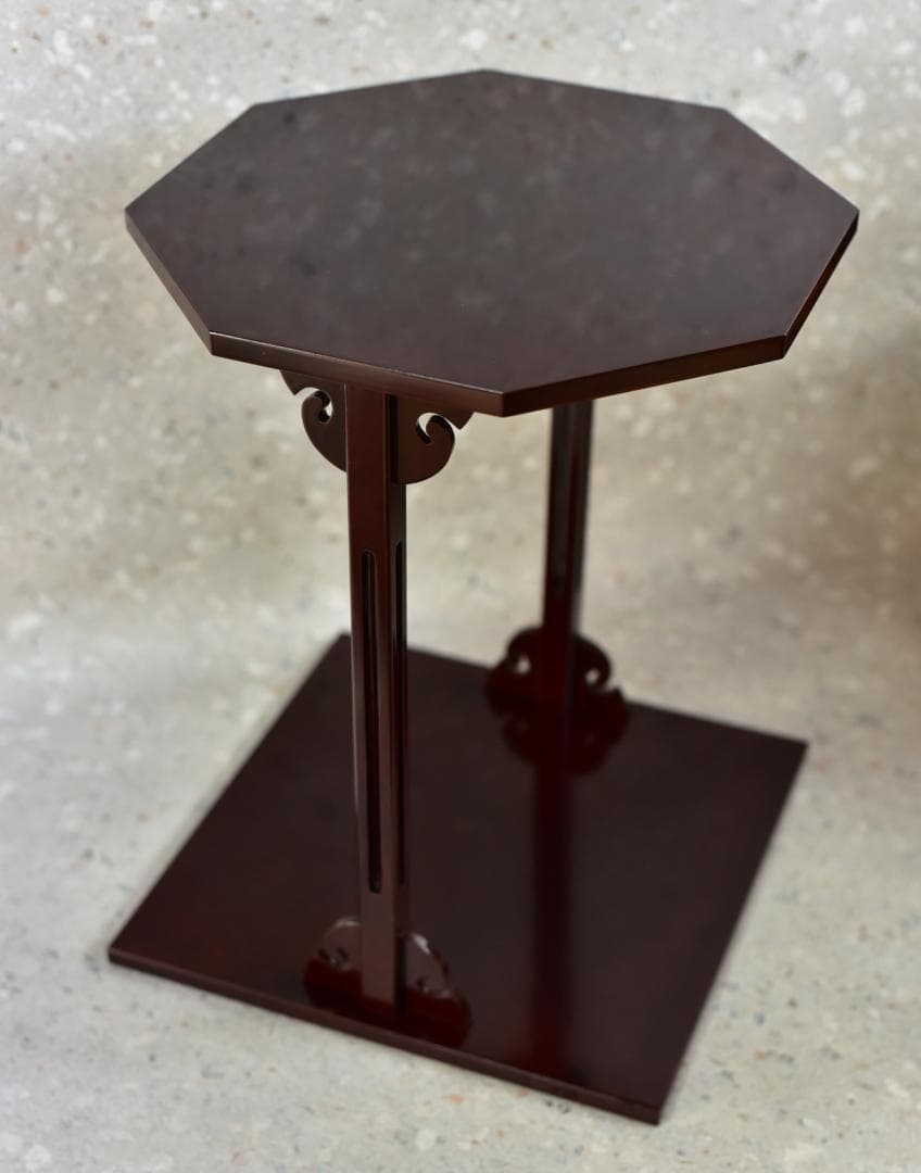 塗師表寛作　寿棚組立式【極上品】飾り棚　お茶道具／共箱