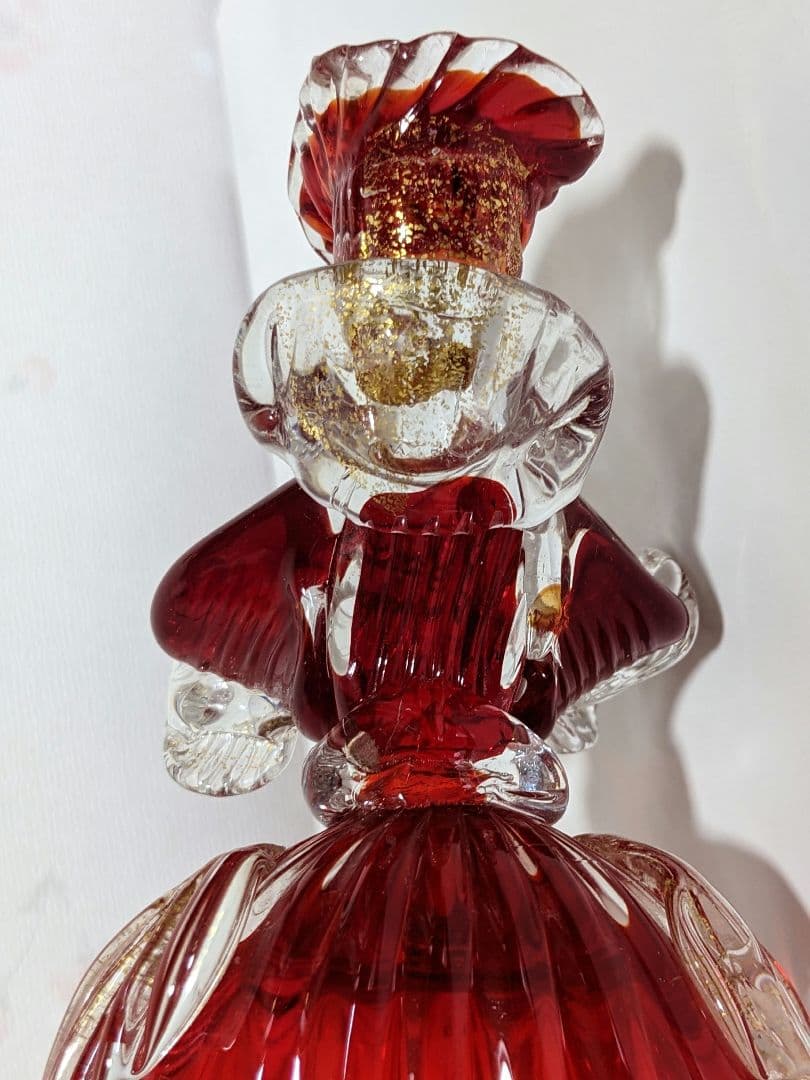 ♦️ムラーノ島 ムラーノグラス 婦人像人形 イタリア製 ベネチア 美術品骨董品