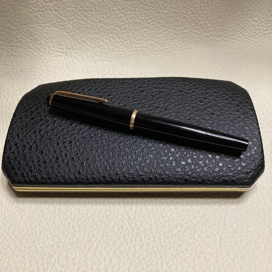 モンブラン No.320 585刻印 万年筆 K14 吸入式　簡易洗浄済　箱付