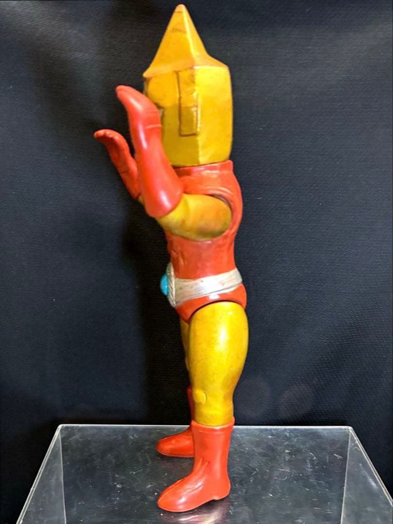 【昭和当時物】■ マスダヤ スペクトルマン ソフビ 宇宙猿人ゴリ