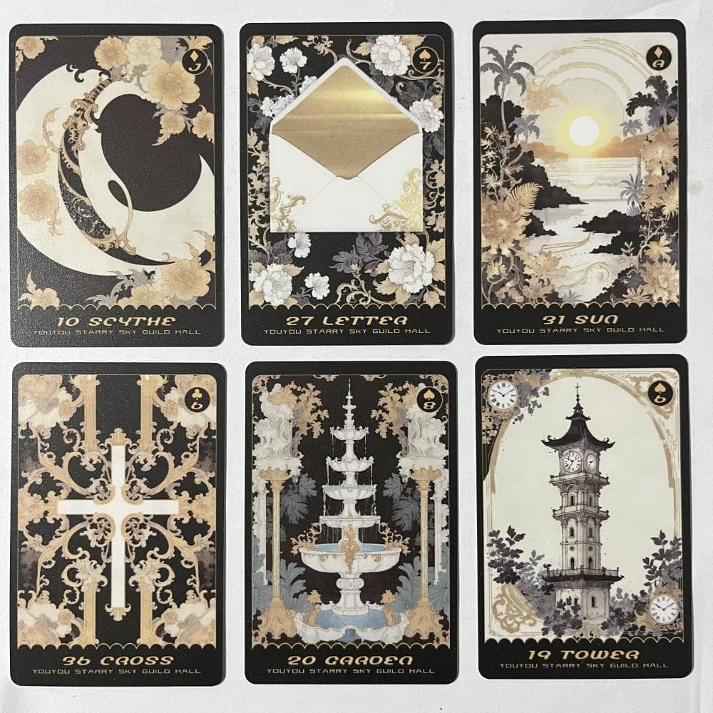 【正規品ルノルマンカード】美麗✨海外インディーズ✨シックで上品な色彩のデッキ