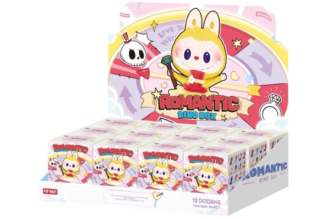 POP MART Romantic Ring Box 12デザインセット