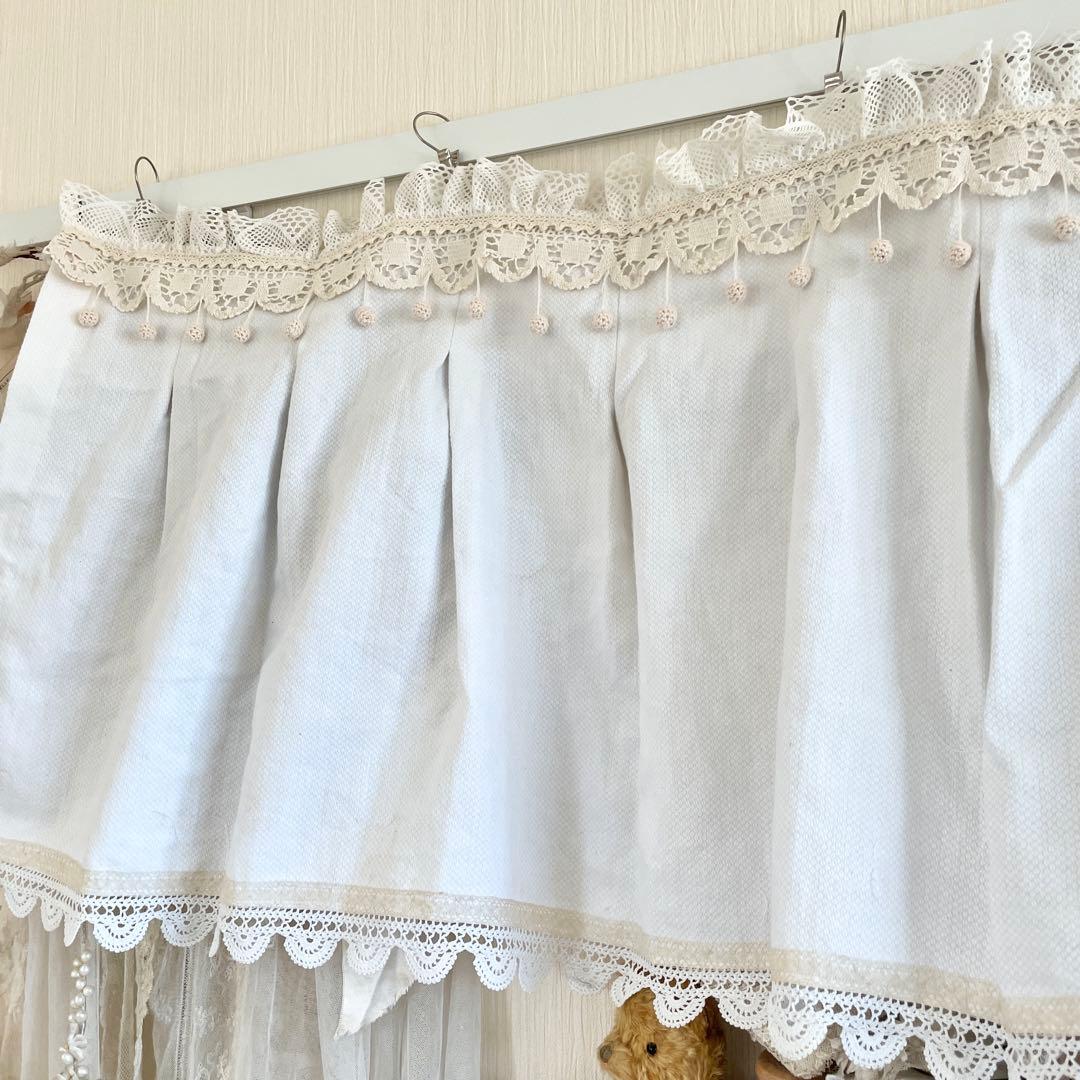 フランスアンティーク　カフェカーテン