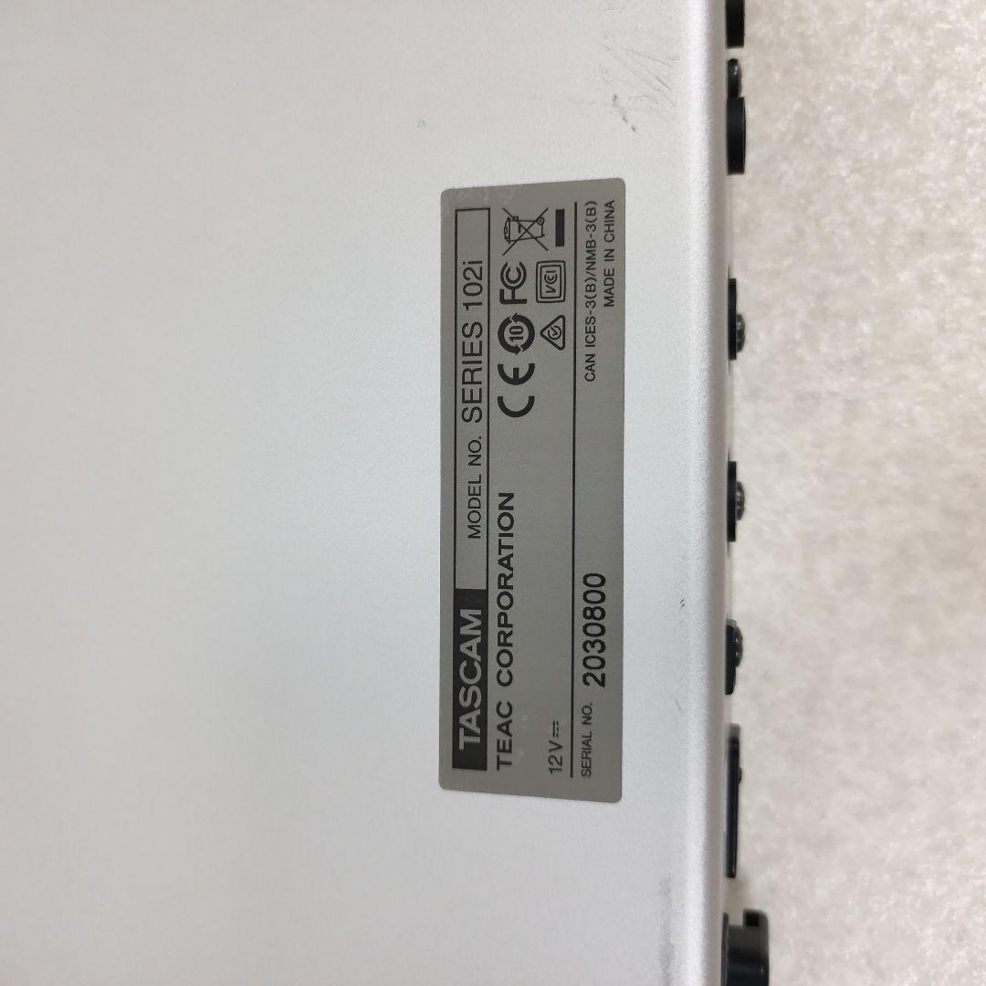 【美品】TASCAM SERIES 102i オーディオインターフェース DTM