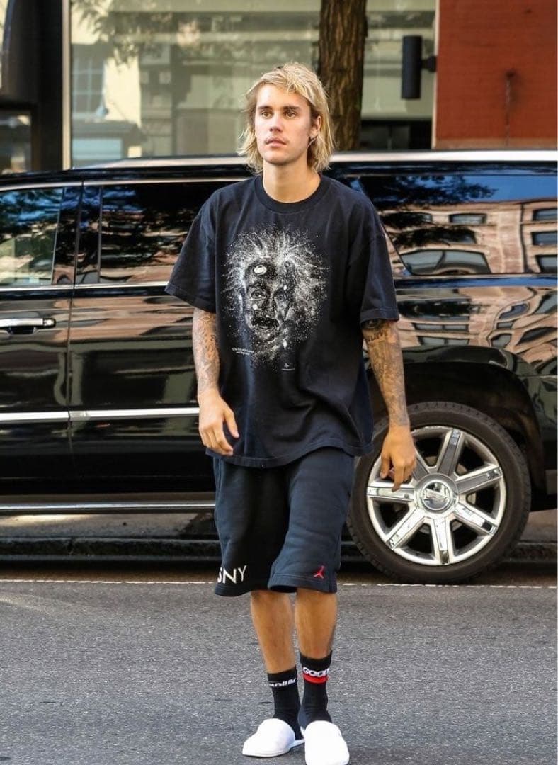 90s アインシュタイン Tシャツ ビンテージ 偉人 アート XL スーベニア