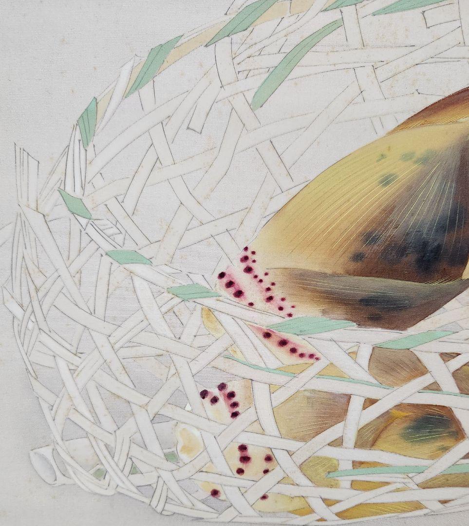 【京の筍図】今中素友 2637 タケノコ 共箱　掛け軸　肉筆