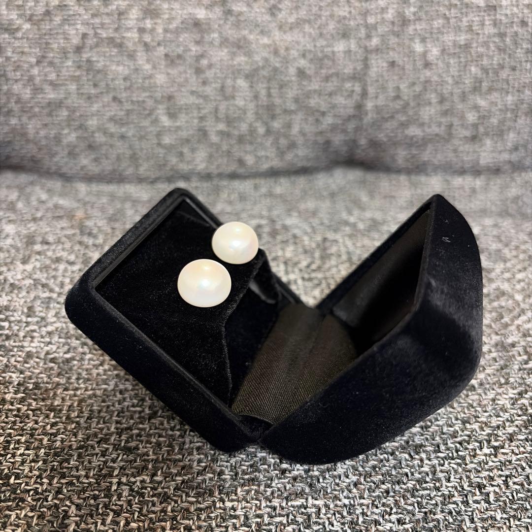 【新品未使用】CADEAUX カドー バロックパール ピアス K18 淡水パール