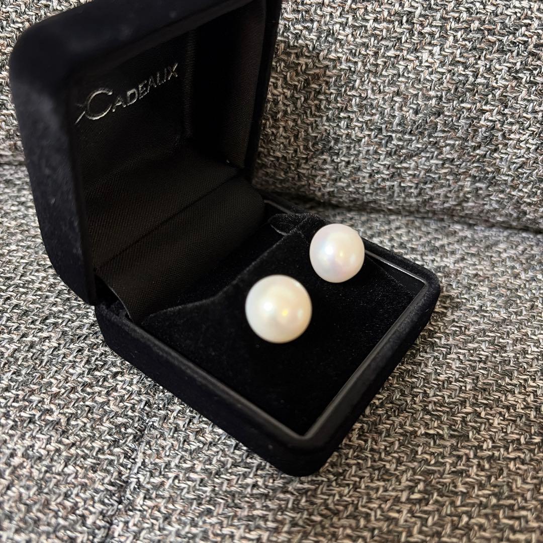 【新品未使用】CADEAUX カドー バロックパール ピアス K18 淡水パール