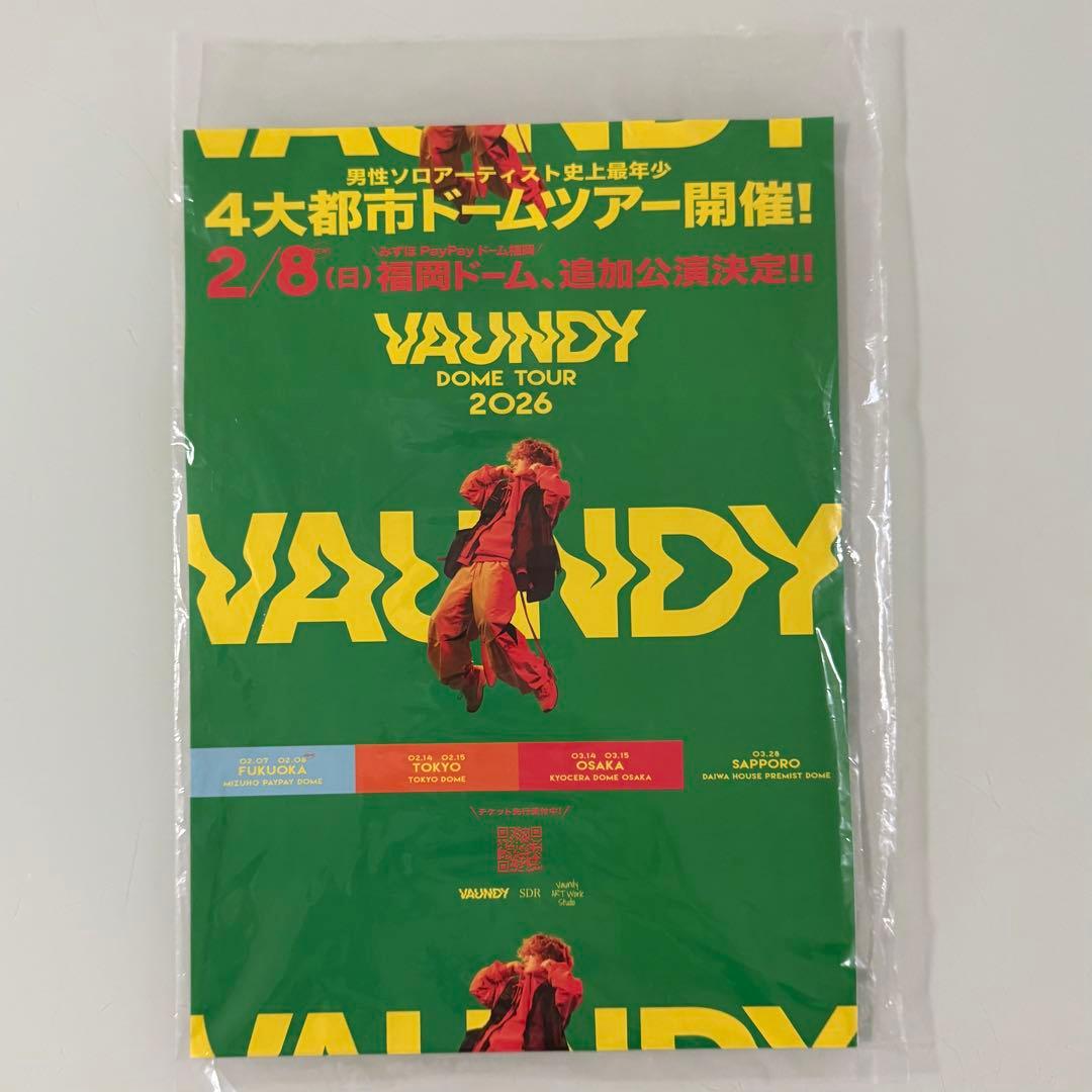 Vaundy ライブハウス Tシャツ ステッカー 大阪 ピンク