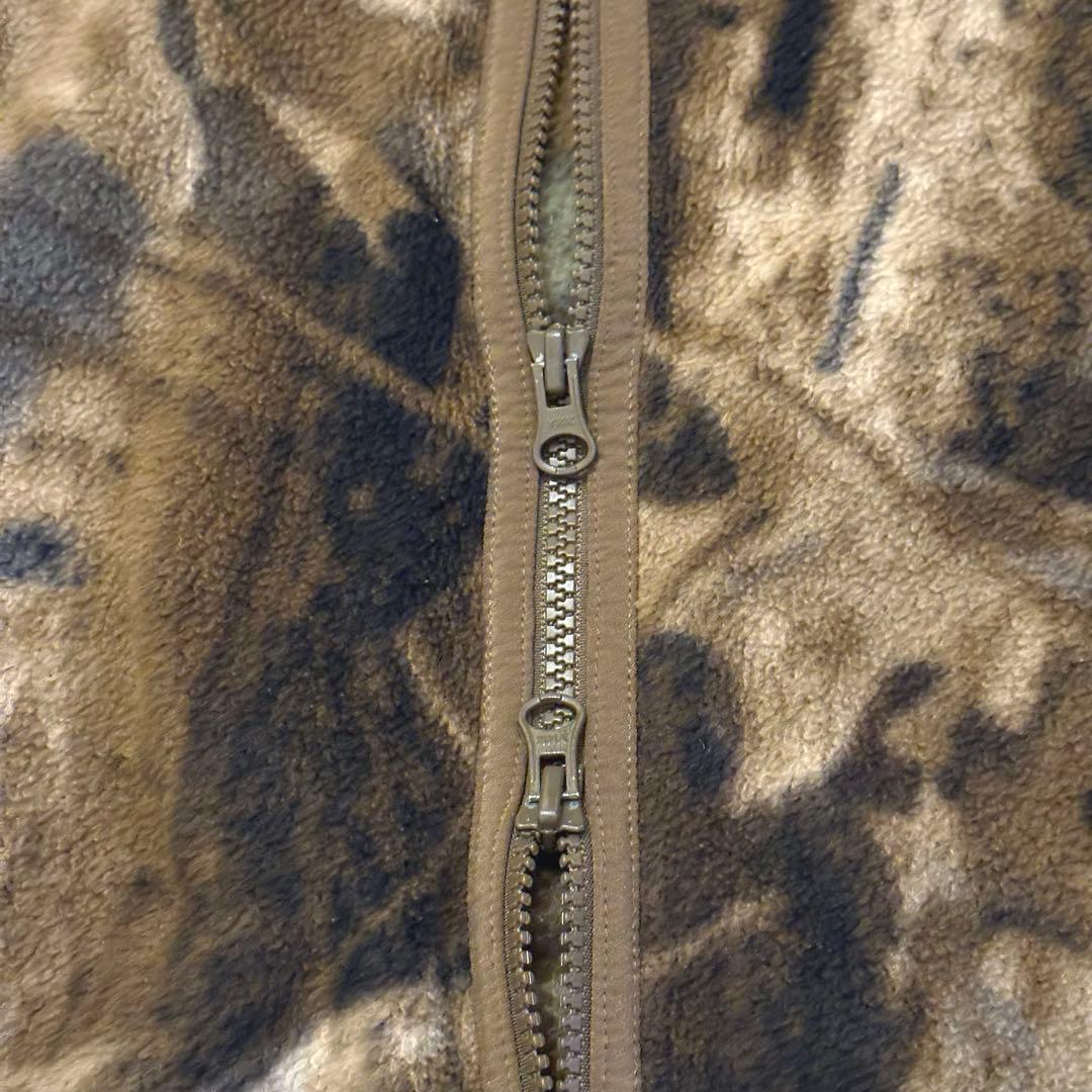 【y2k】Columbia フリース ダブルジップパーカー カモ柄　リアルツリー