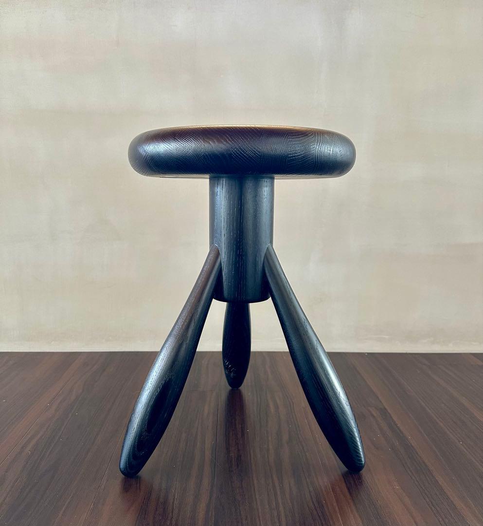 artek 80 ロケットスツール 黒