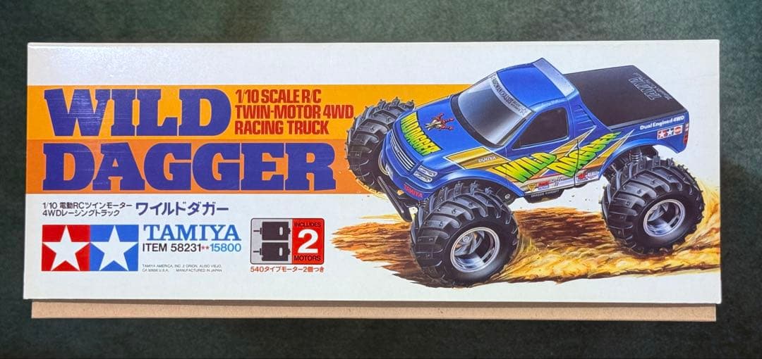 【未組み立て】タミヤ★WILD DAGGER・ワイルドダカー 1/10スケール