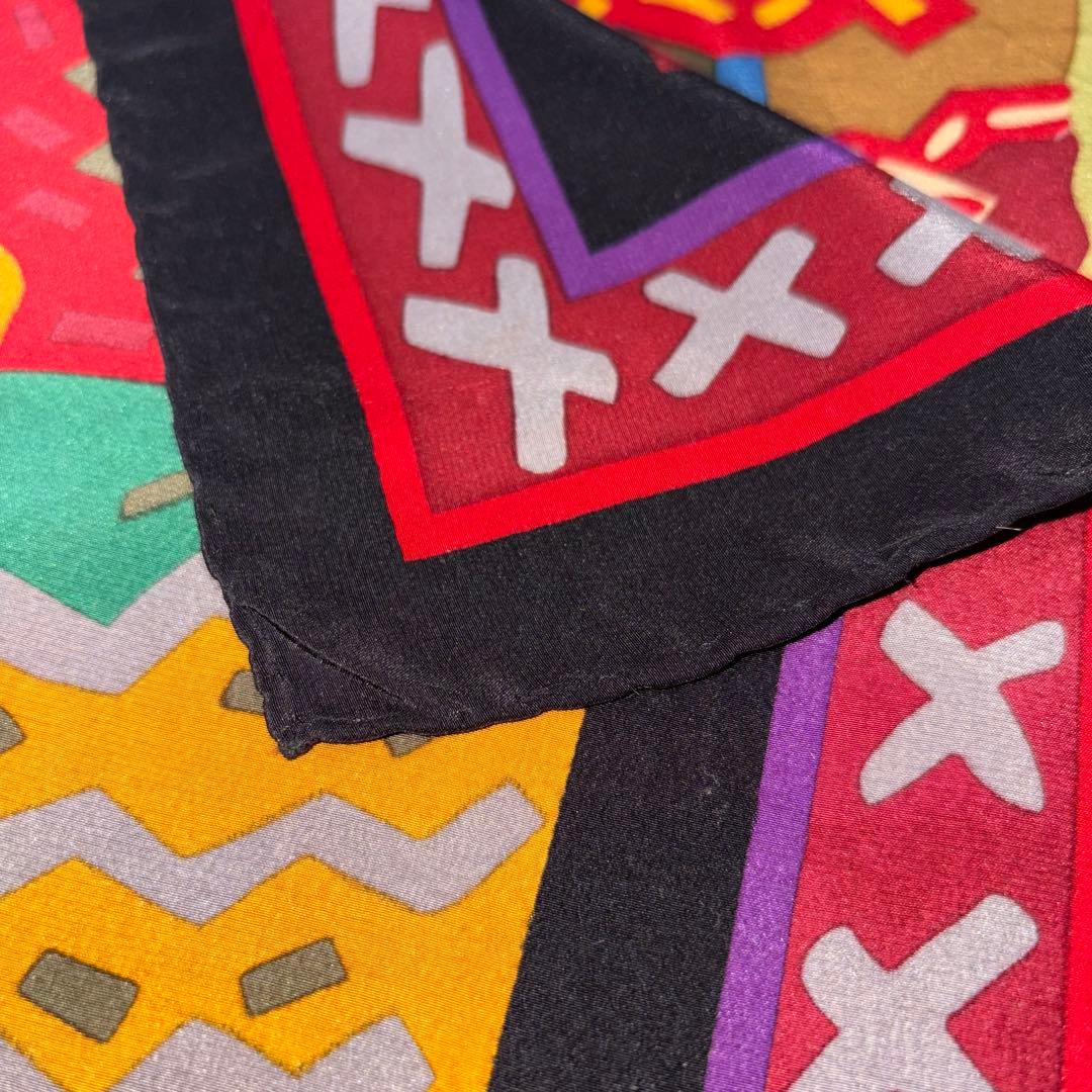 美品TIFFANY &Co. ティファニー シルク Scalf スカーフ