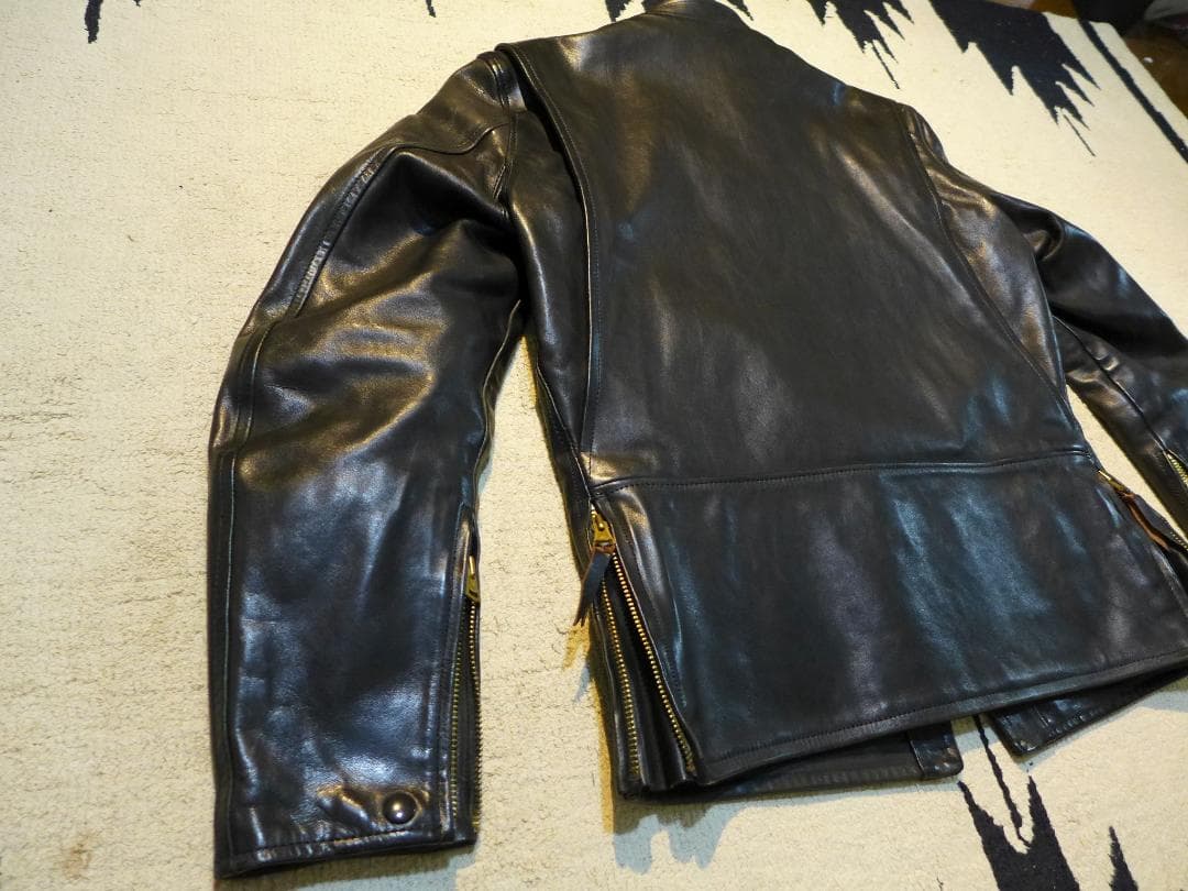 gerugaゲルガ黒ホースハイド4ライダースj100bucoフリーホイーラーズ