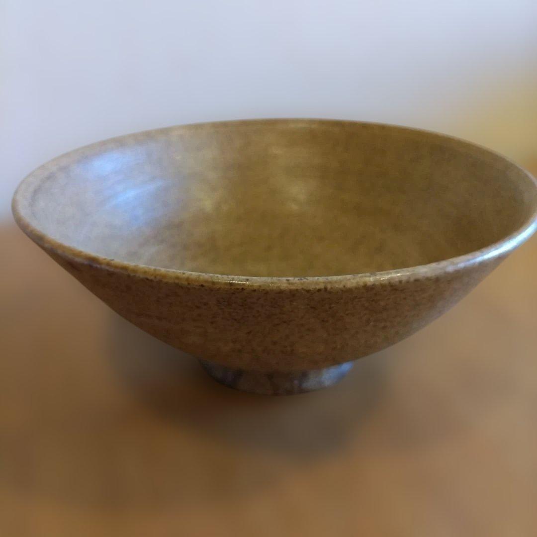 常滑焼　抹茶碗　堤清作　共箱共布　【未使用品】