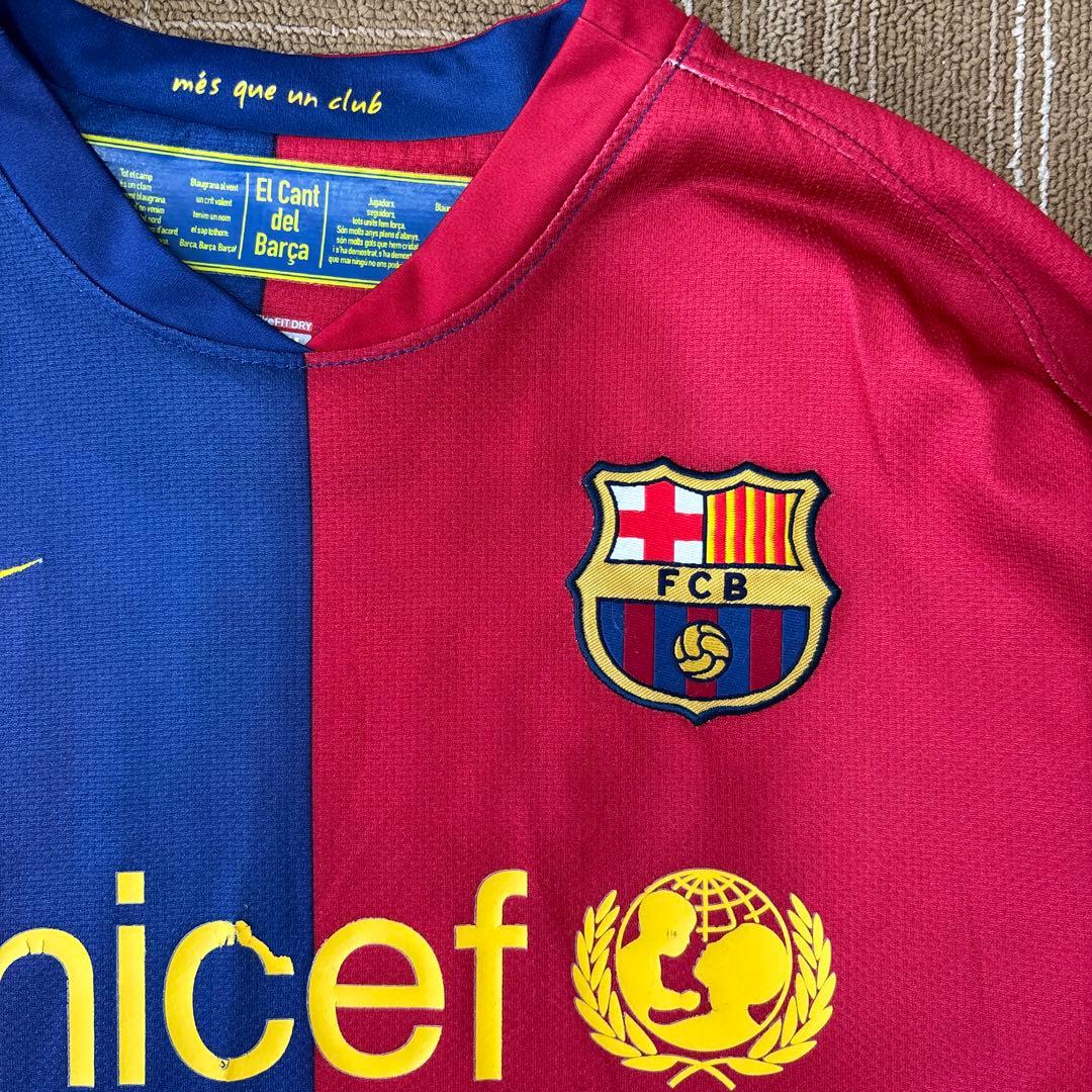 バルセロナ ゲームシャツ 08-09 メッシ 長袖