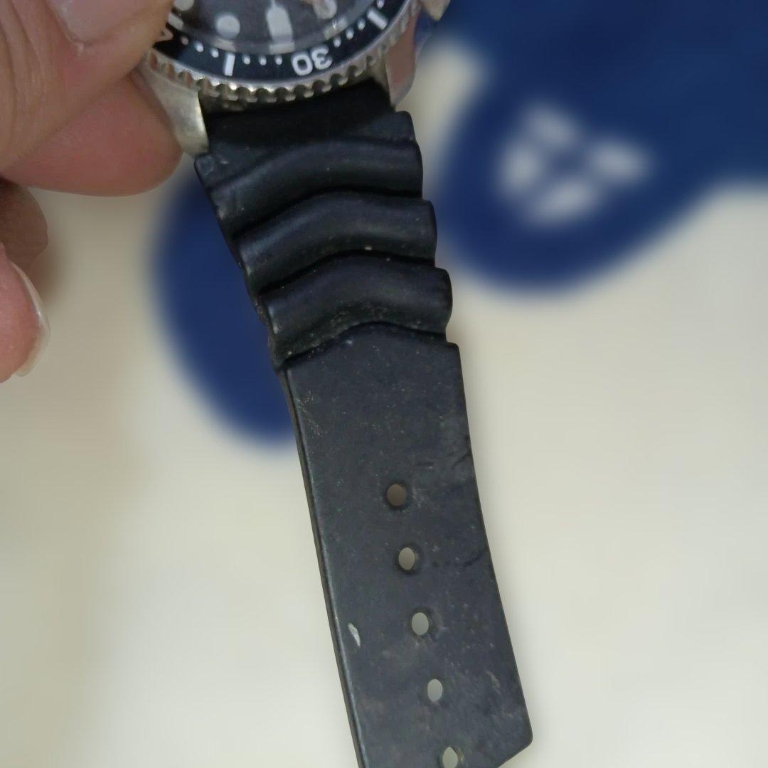 伸*矢様 【ジャンク☆】SEIKO 自動巻きダイバーズウォッチ 黒