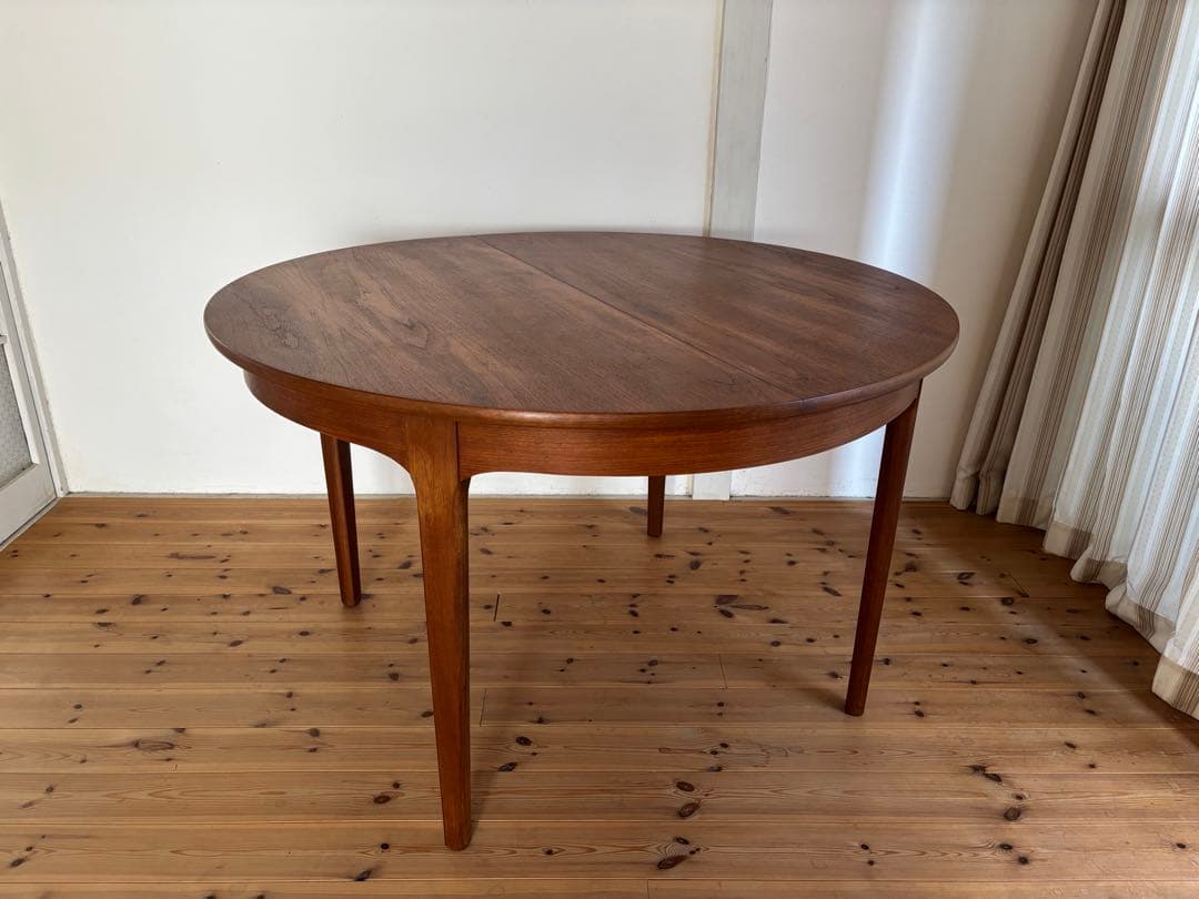 NATHAN/ネイサン　ラウンドエクステンションテーブル