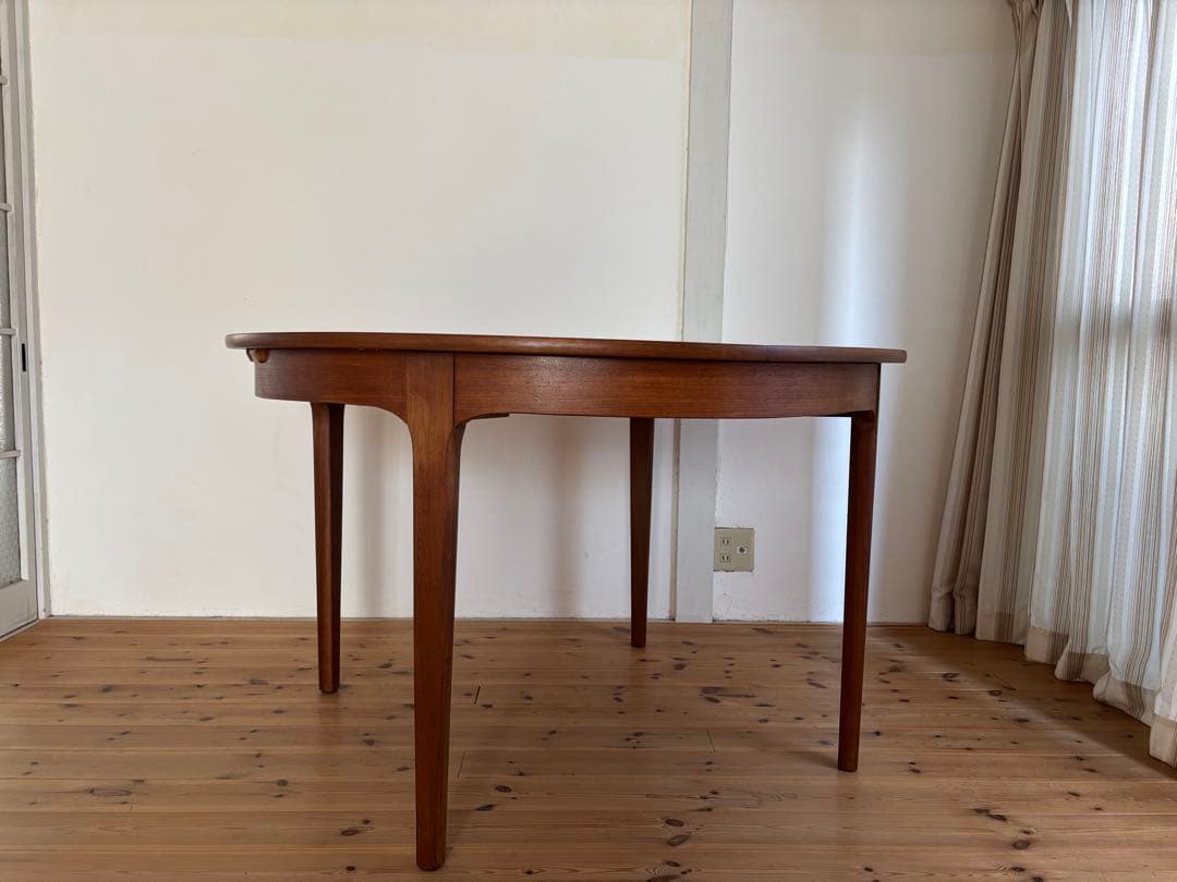 NATHAN/ネイサン　ラウンドエクステンションテーブル