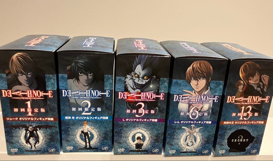 DEATH NOTEデスノートDVD初回限定付属フィギュア5体セット