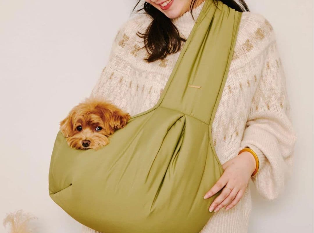 2wayハンモック型 メッシュ付き スリングバッグ