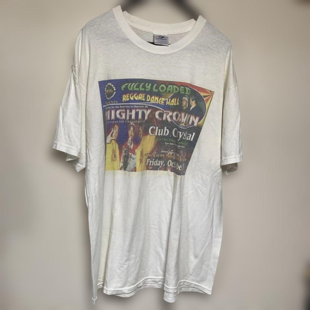 希少RAGGAEDANCEHALLマイティークラウンピクチャーTシャツXL