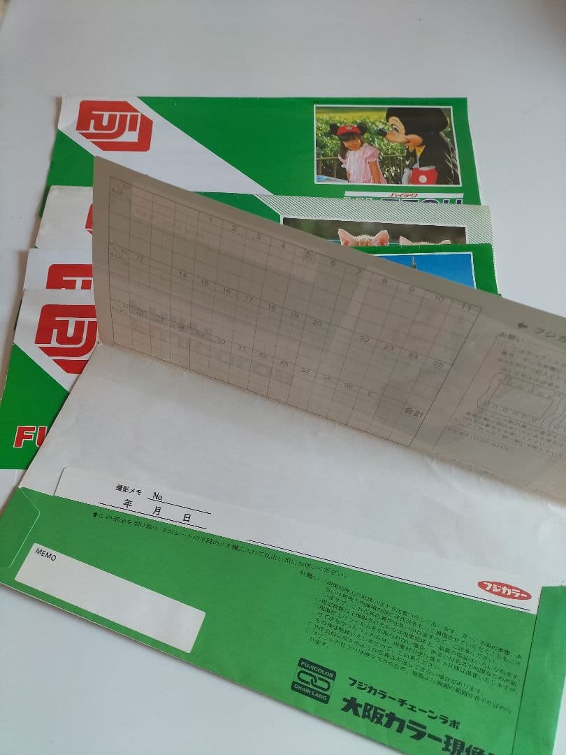 ★希少、レア物品∶山口百恵、沢田研二氏等富士フイルムネガ袋