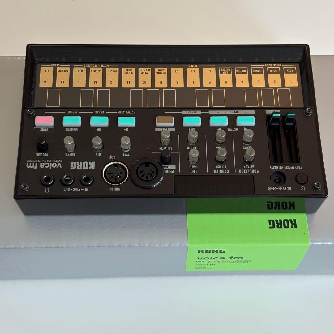 KORG volca fm デジタルシンセサイザー midi out Mod.
