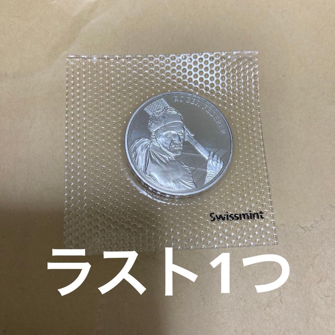 ロジャー・フェデラー 記念  銀貨／Roger Federer coin