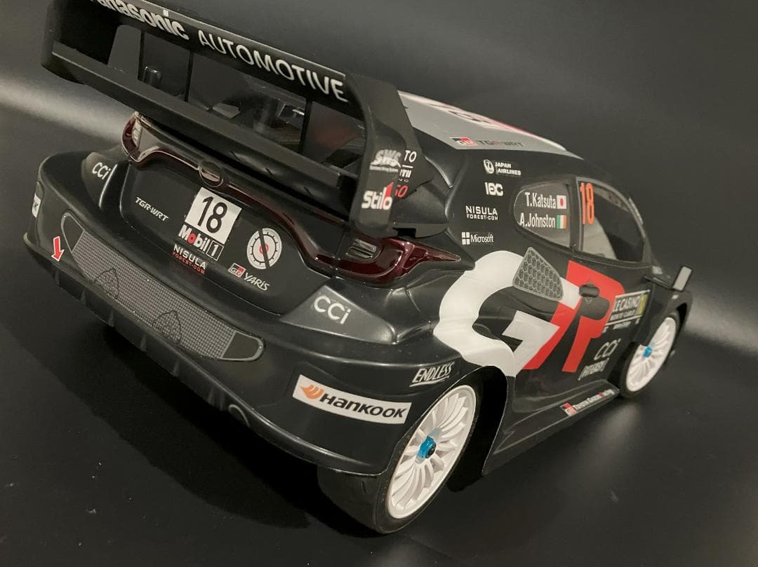 タミヤRCボディ ヤリス WRC2025 ラリーモンテカルロ 勝田選手