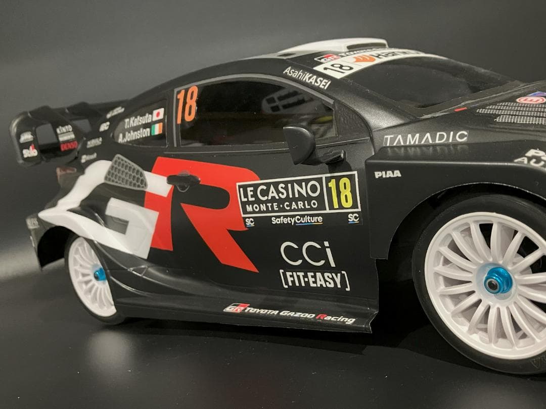 タミヤRCボディ ヤリス WRC2025 ラリーモンテカルロ 勝田選手