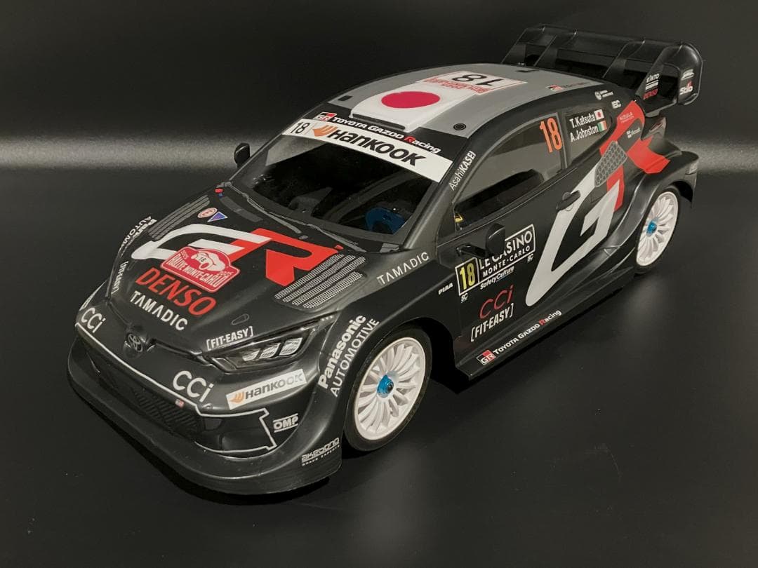 タミヤRCボディ ヤリス WRC2025 ラリーモンテカルロ 勝田選手