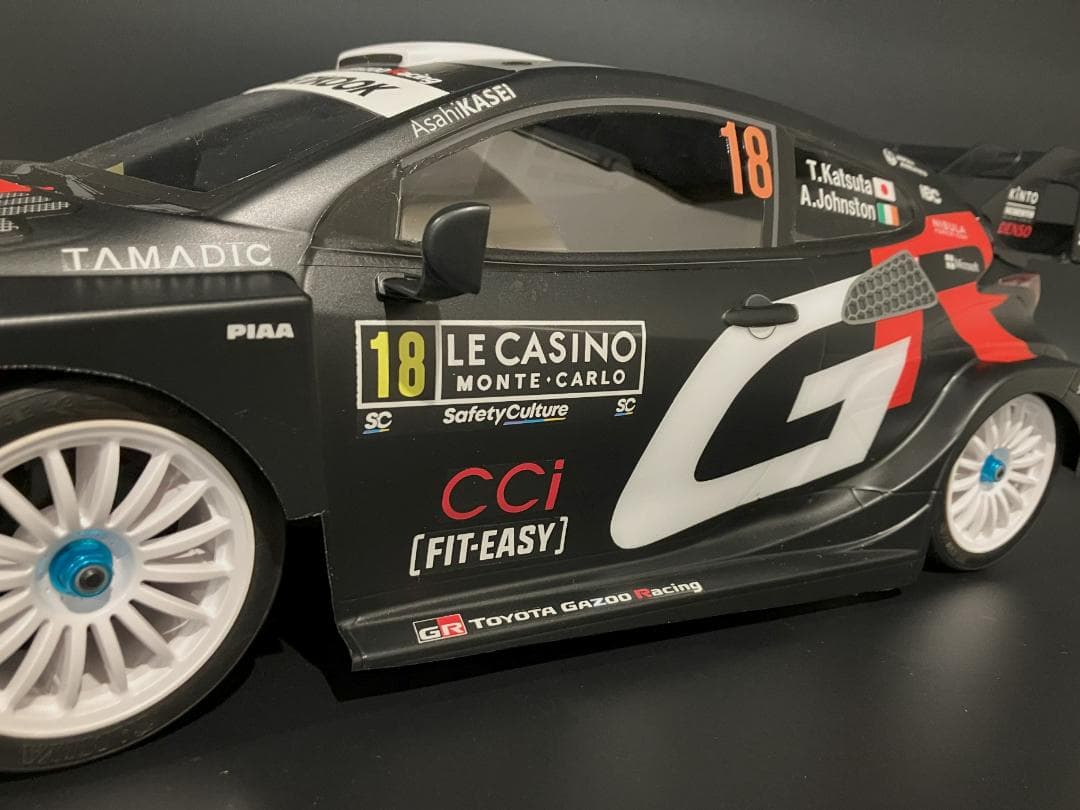 タミヤRCボディ ヤリス WRC2025 ラリーモンテカルロ 勝田選手