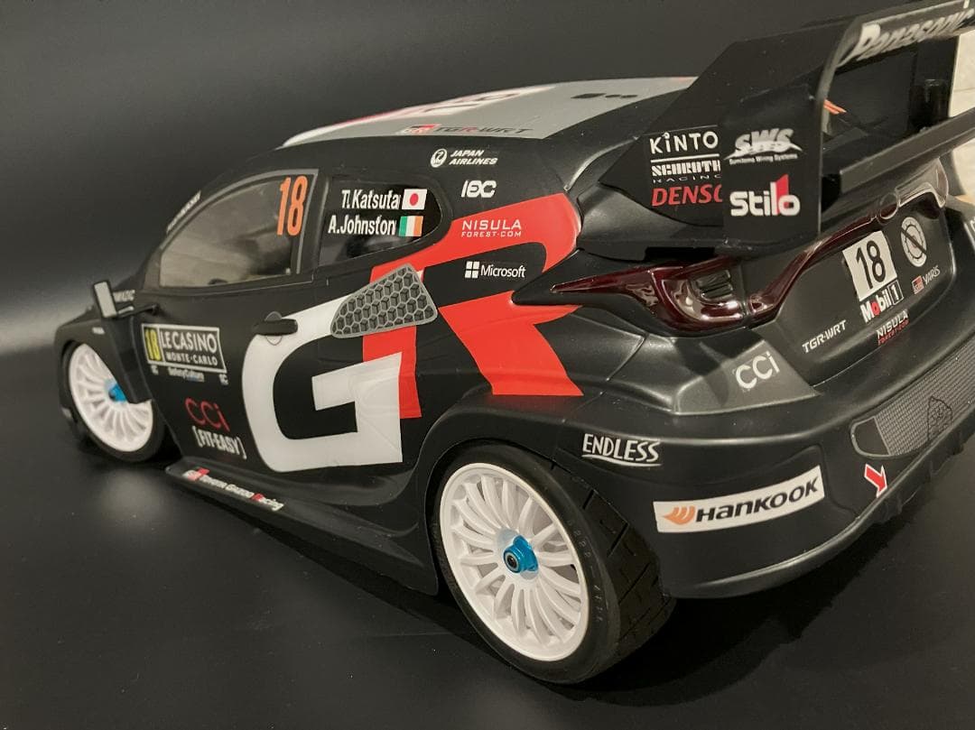 タミヤRCボディ ヤリス WRC2025 ラリーモンテカルロ 勝田選手