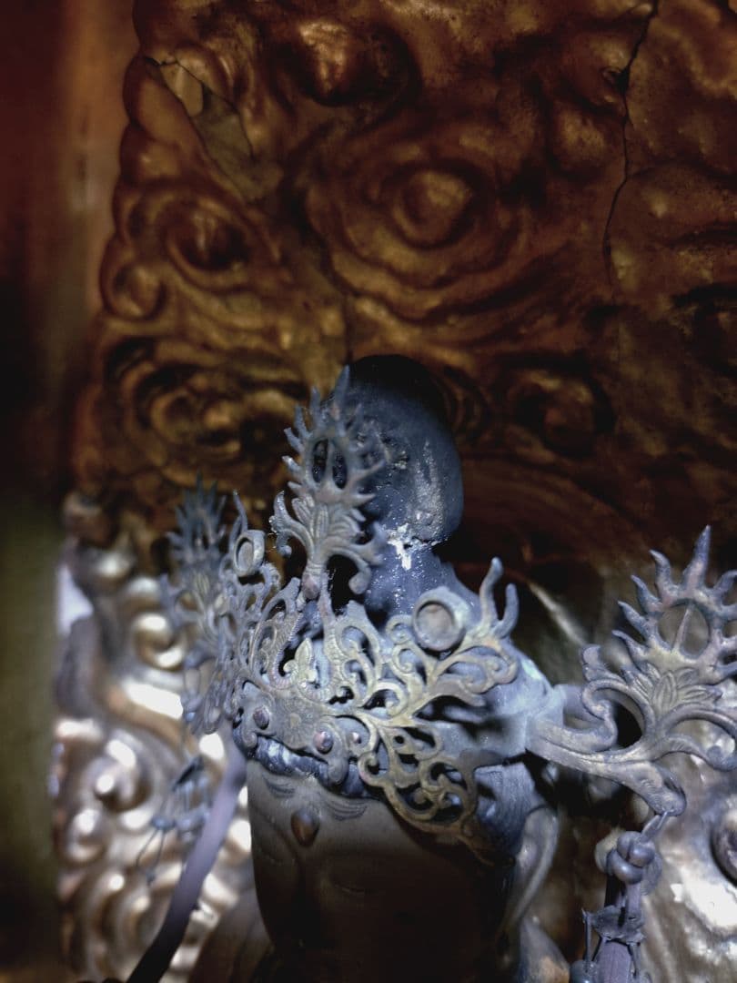 木彫 玉眼 聖観音菩薩立像 仏像 仏教美術