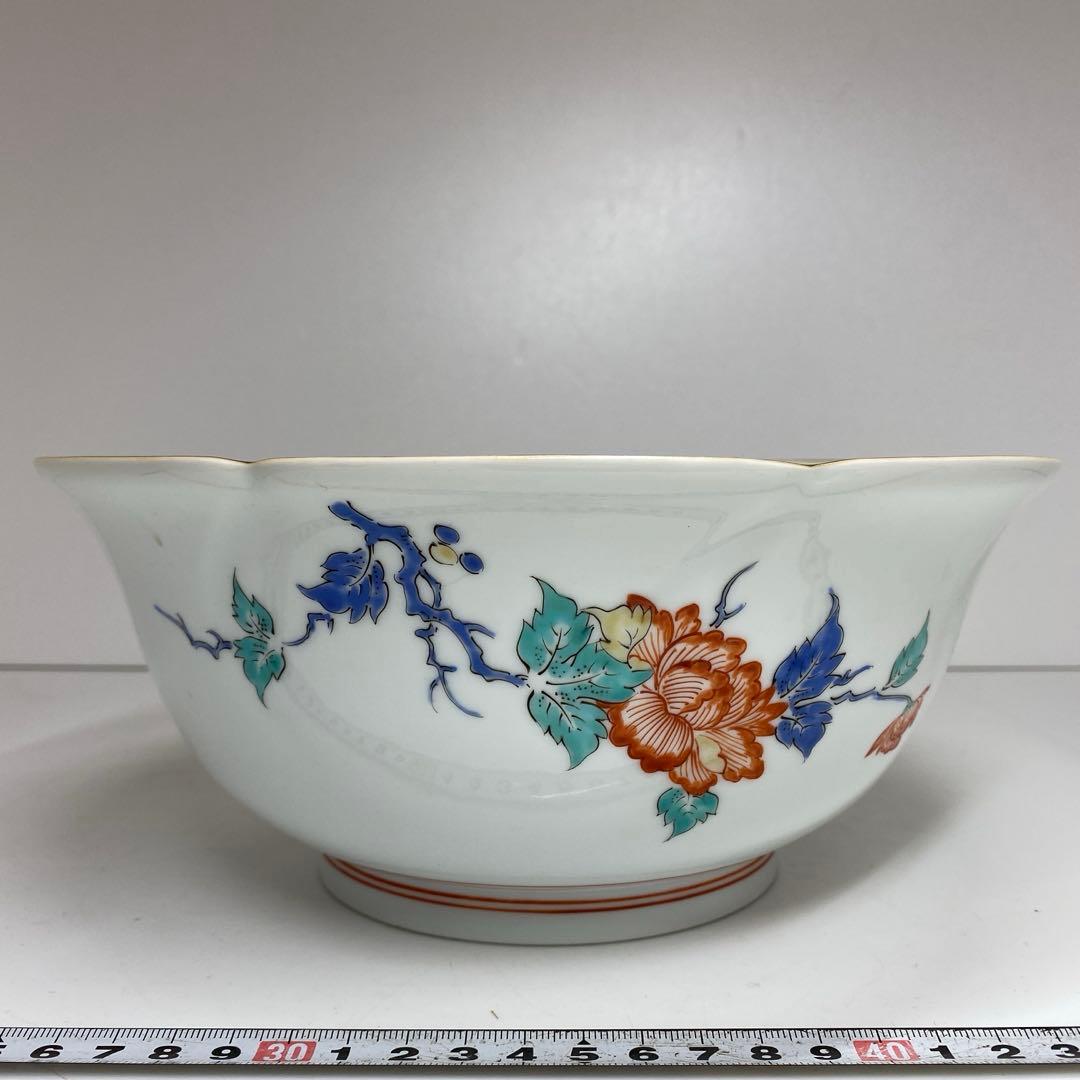 酒井田柿右衛門　大鉢　直径約約24㎝　東Y7-0117①