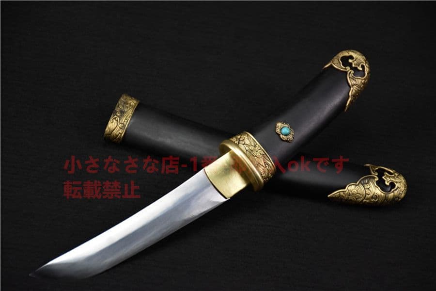 梅ナイフ 古兵器   武具　刀装具　日本刀　模造刀   居合刀 短刀